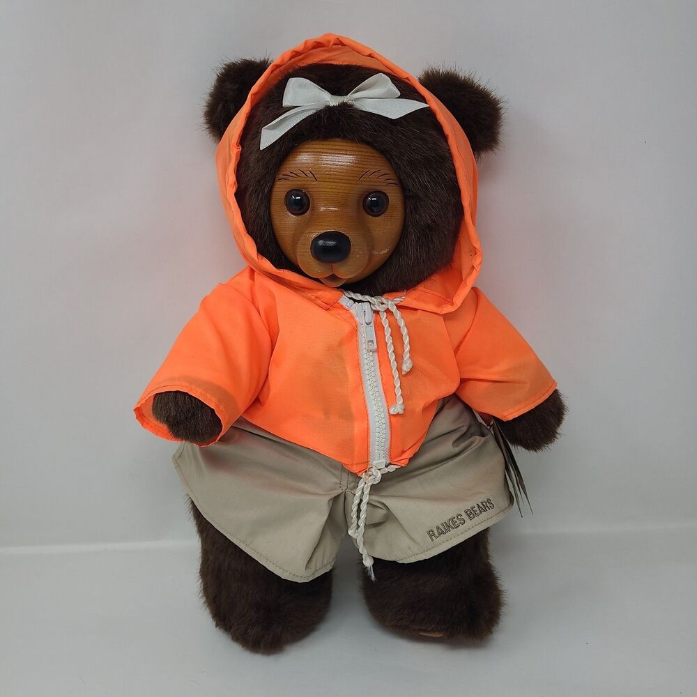 Raikes Bears Robert Raikes Signed Limited Edition Bear 1990 Wood 15" 3235/7500